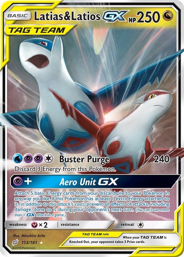 Latias & Latios GX 113/181 - Monster Mart - Pokémon Cards Australia