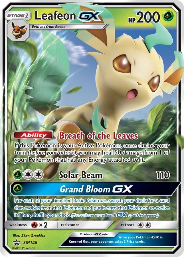Leafeon GX SM146 - Monster Mart - Pokémon Cards Australia