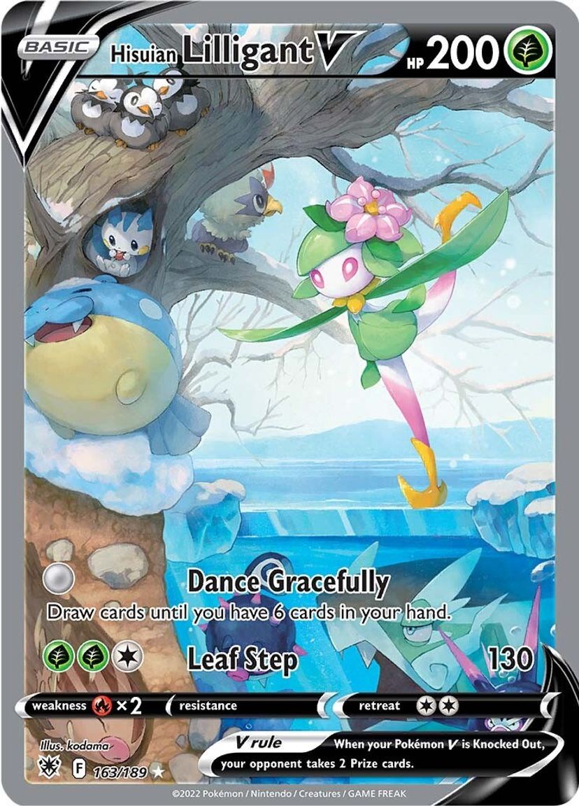Lilligant V 163/189 - Monster Mart - Pokémon Cards Australia