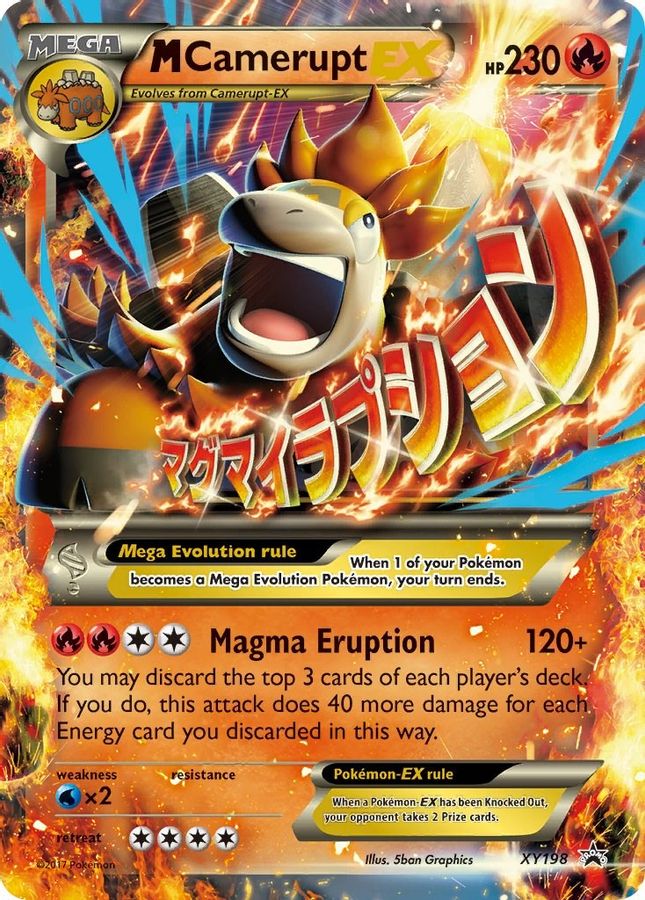 M Camerupt EX XY198 - Monster Mart - Pokémon Cards Australia