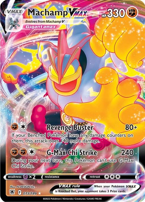 Machamp VMAX 073/189 - Monster Mart - Pokémon Cards Australia
