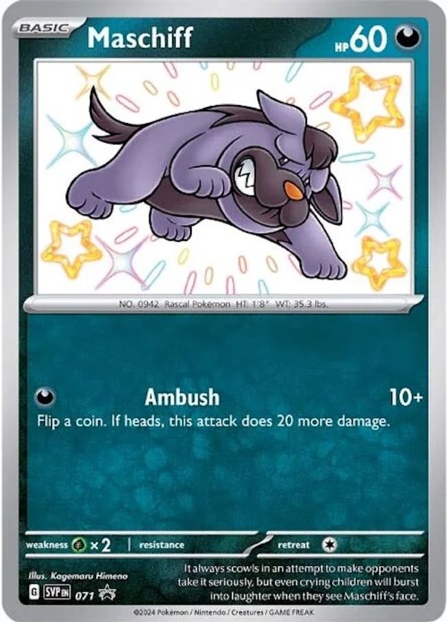 Maschiff 071 - Monster Mart - Pokémon Cards Australia