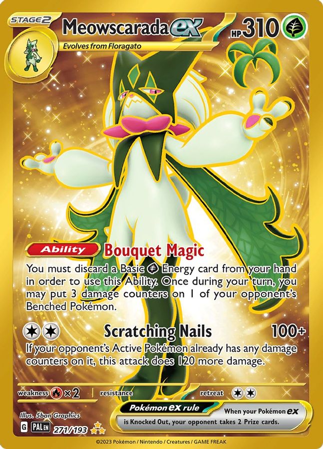 Meowscarada EX 271/193 - Monster Mart - Pokémon Cards Australia