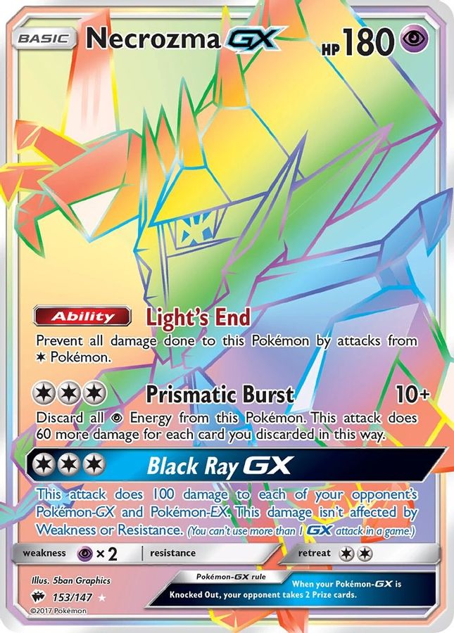 Necrozma GX 153/147 - Monster Mart - Pokémon Cards Australia