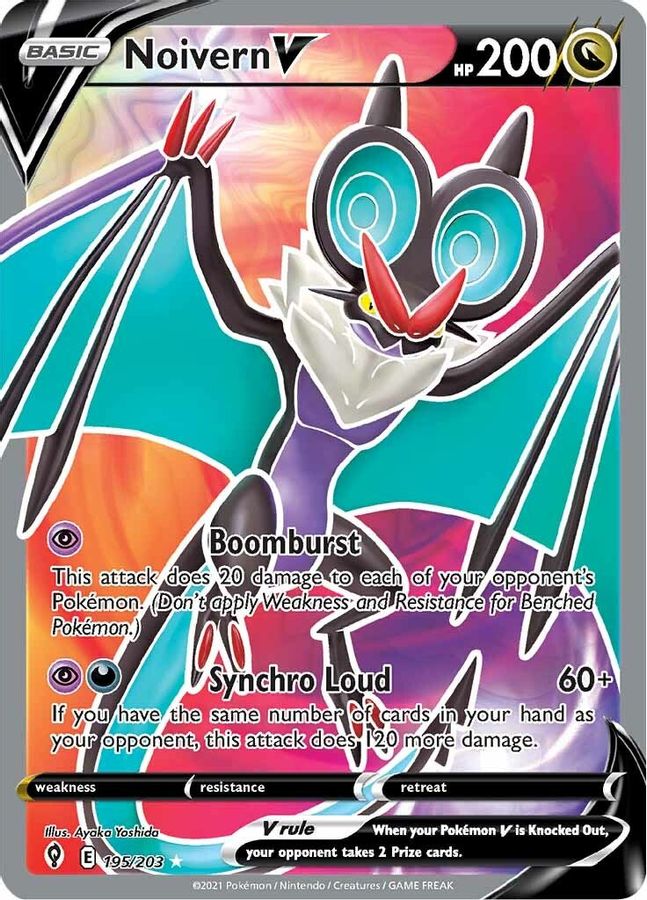 Noivern V Full Art 195/203 - Monster Mart - Pokémon Cards Australia