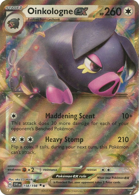 Oinkologne EX 158/198 - Monster Mart - Pokémon Cards Australia