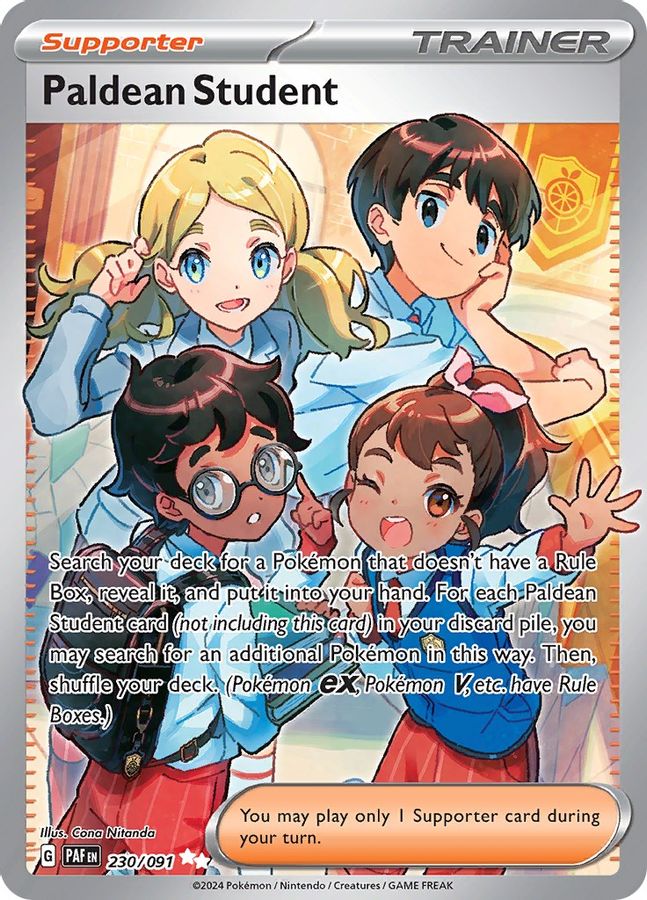 Paldean Student 230/091 - Monster Mart - Pokémon Cards Australia