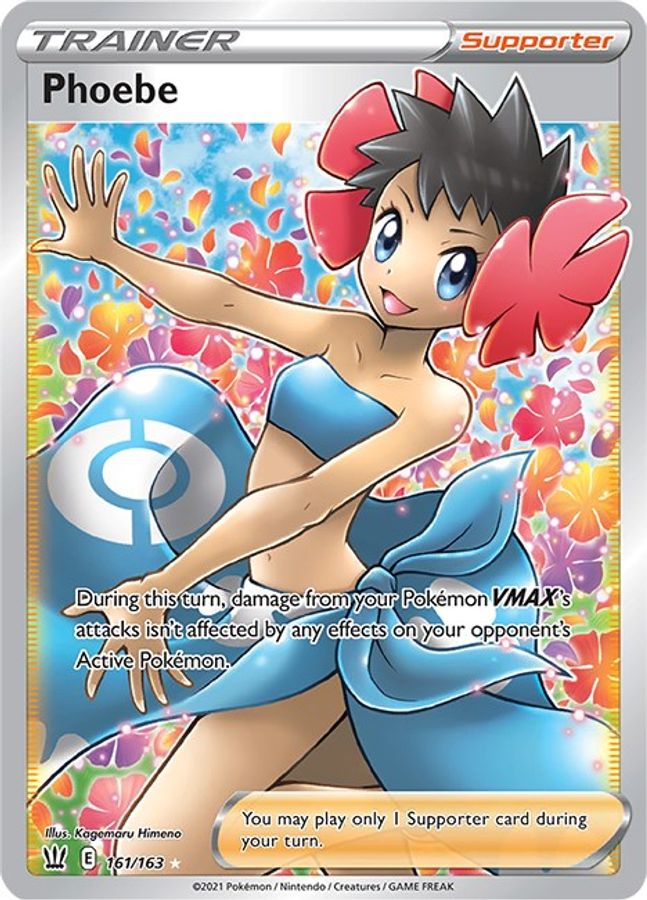 Phoebe Trainer 161/163 - Monster Mart - Pokémon Cards Australia