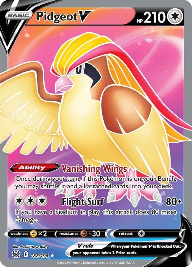 Pidgeot V 188/196 - Monster Mart - Pokémon Cards Australia