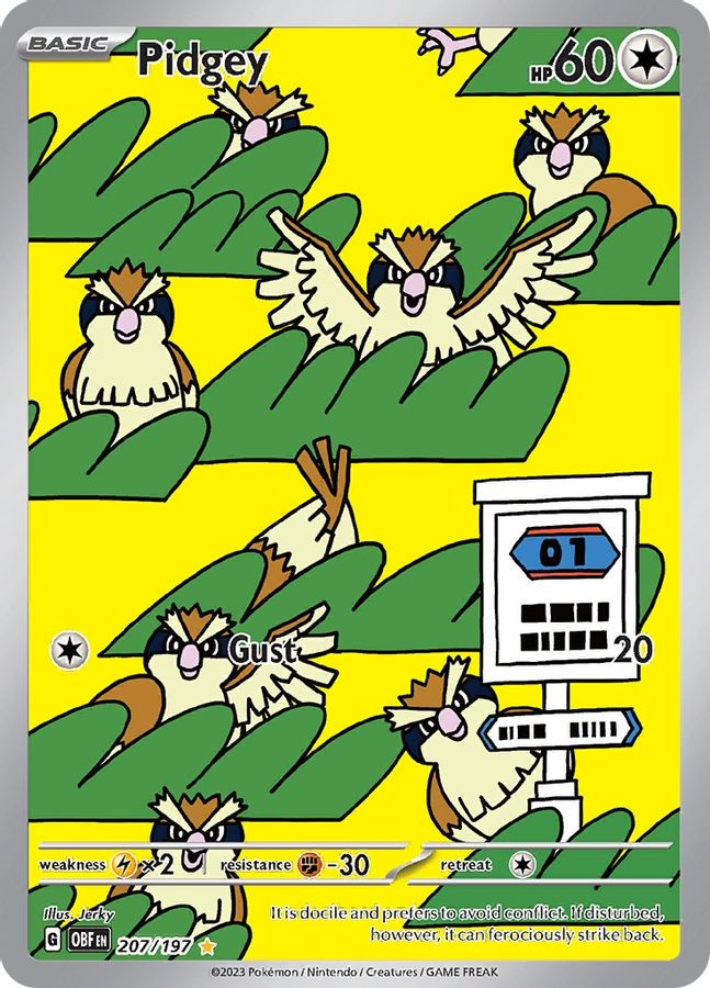 Pidgey 207/197 - Monster Mart - Pokémon Cards Australia