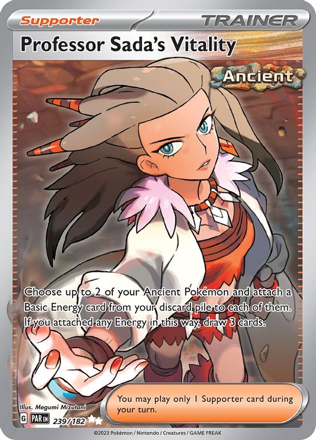 Professor Sada's Vitality 239/182 - Monster Mart - Pokémon Cards Australia