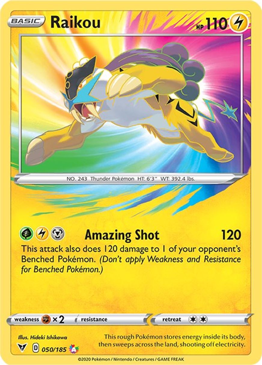 Raikou 050/185 - Monster Mart - Pokémon Cards Australia