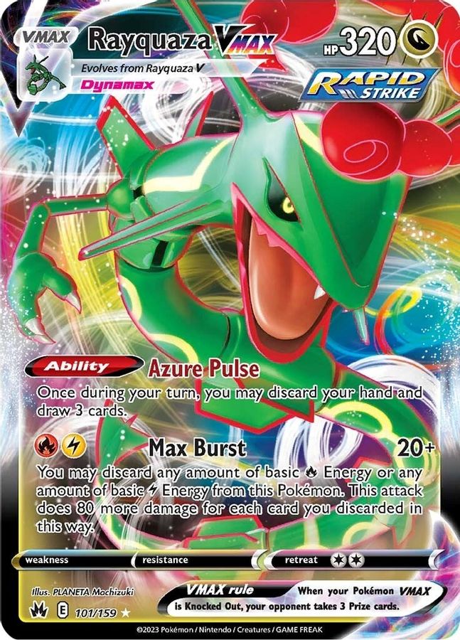 Rayquaza VMAX 101/159 - Monster Mart - Pokémon Cards Australia