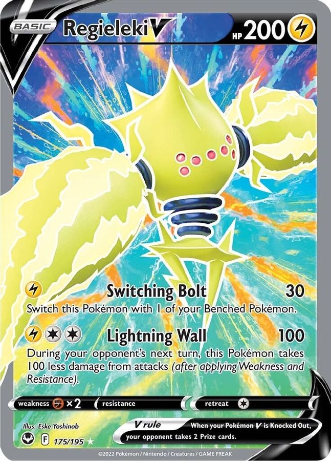 Regieleki V Full Art 175/195 - Monster Mart - Pokémon Cards Australia