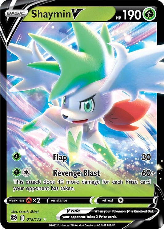 Shaymin V 013/172 - Monster Mart - Pokémon Cards Australia