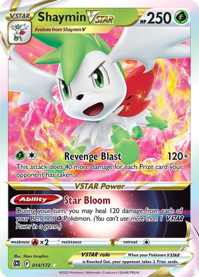 Shaymin VSTAR 014/172 - Monster Mart - Pokémon Cards Australia