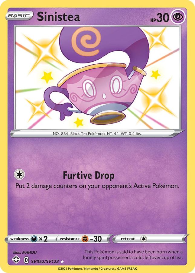 Sinistea SV052/SV122 - Monster Mart - Pokémon Cards Australia