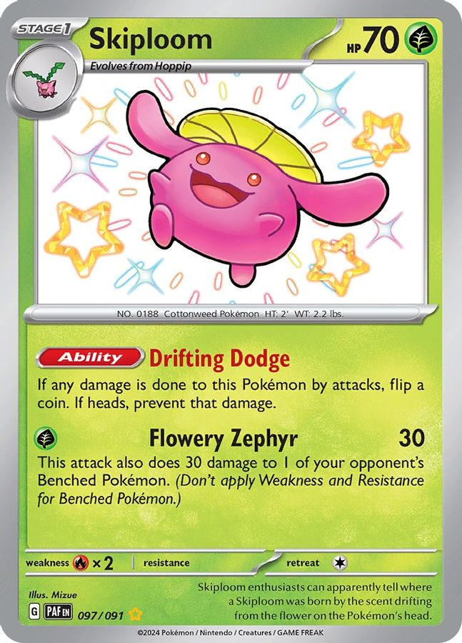 Skiploom 097/091 - Monster Mart - Pokémon Cards Australia