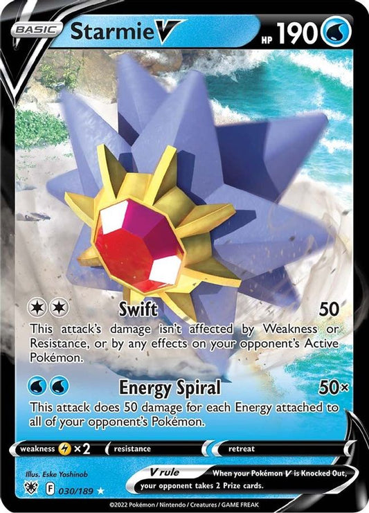 Starmie V 030/189 - Monster Mart - Pokémon Cards Australia