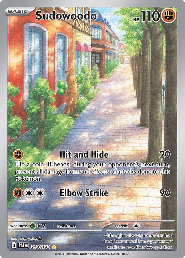 Sudowoodo 219/193 - Monster Mart - Pokémon Cards Australia
