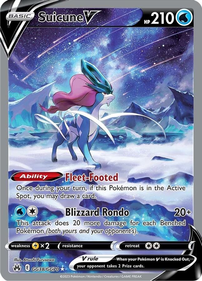 Suicune V GG38/GG70 - Monster Mart - Pokémon Cards Australia