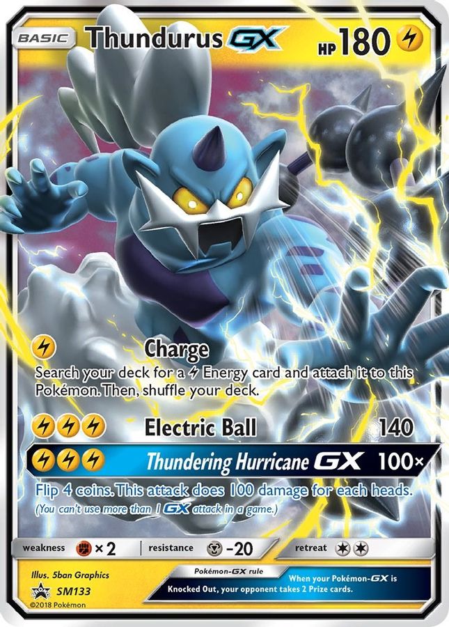 Thundurus GX SM133 - Monster Mart - Pokémon Cards Australia