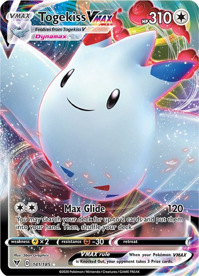 Togekiss VMAX 141/185 - Monster Mart - Pokémon Cards Australia