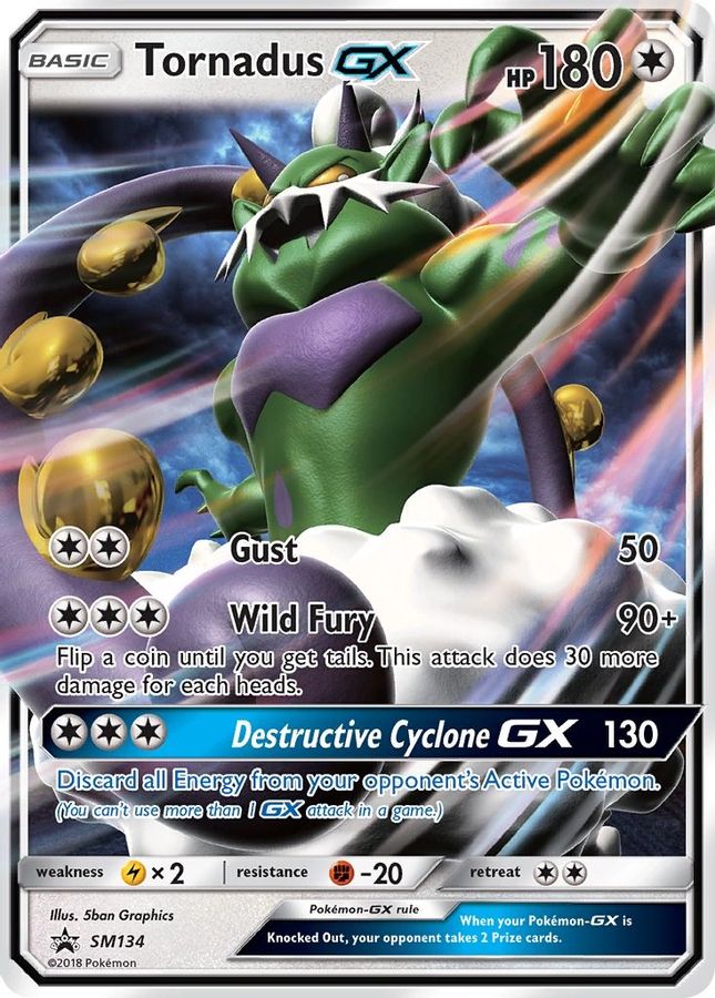 Tornadus GX SM134 - Monster Mart - Pokémon Cards Australia