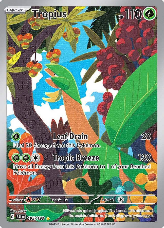Tropius 195/193 - Monster Mart - Pokémon Cards Australia