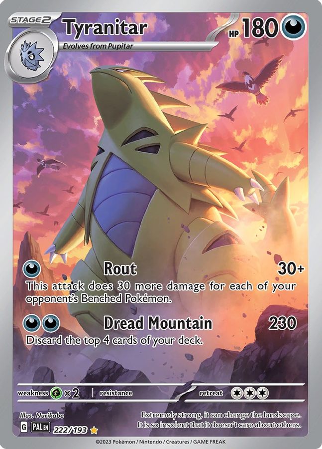 Tyranitar 222/193 - Monster Mart - Pokémon Cards Australia