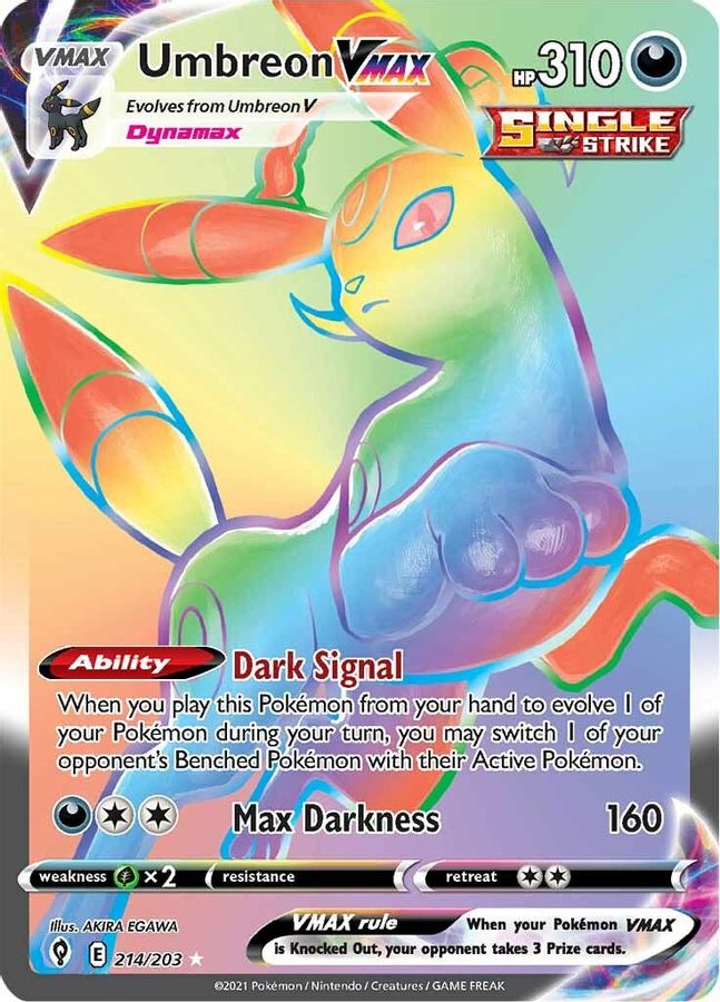 Umbreon VMAX 214/203 - Monster Mart - Pokémon Cards Australia