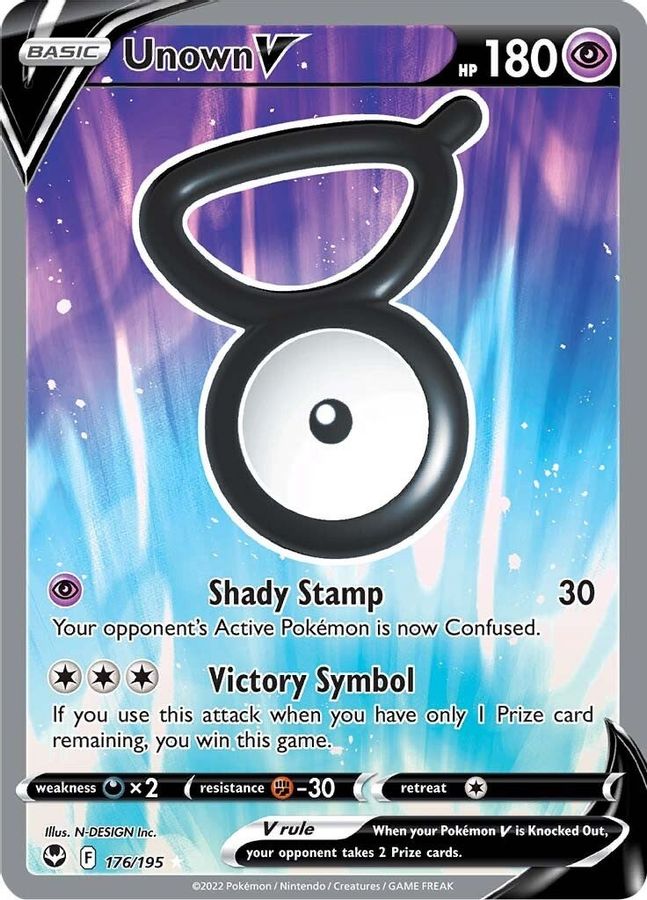 Unown V 176/195 - Monster Mart - Pokémon Cards Australia