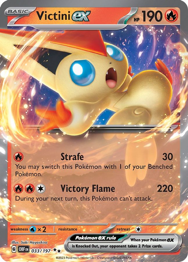 Victini EX 033/197 - Monster Mart - Pokémon Cards Australia