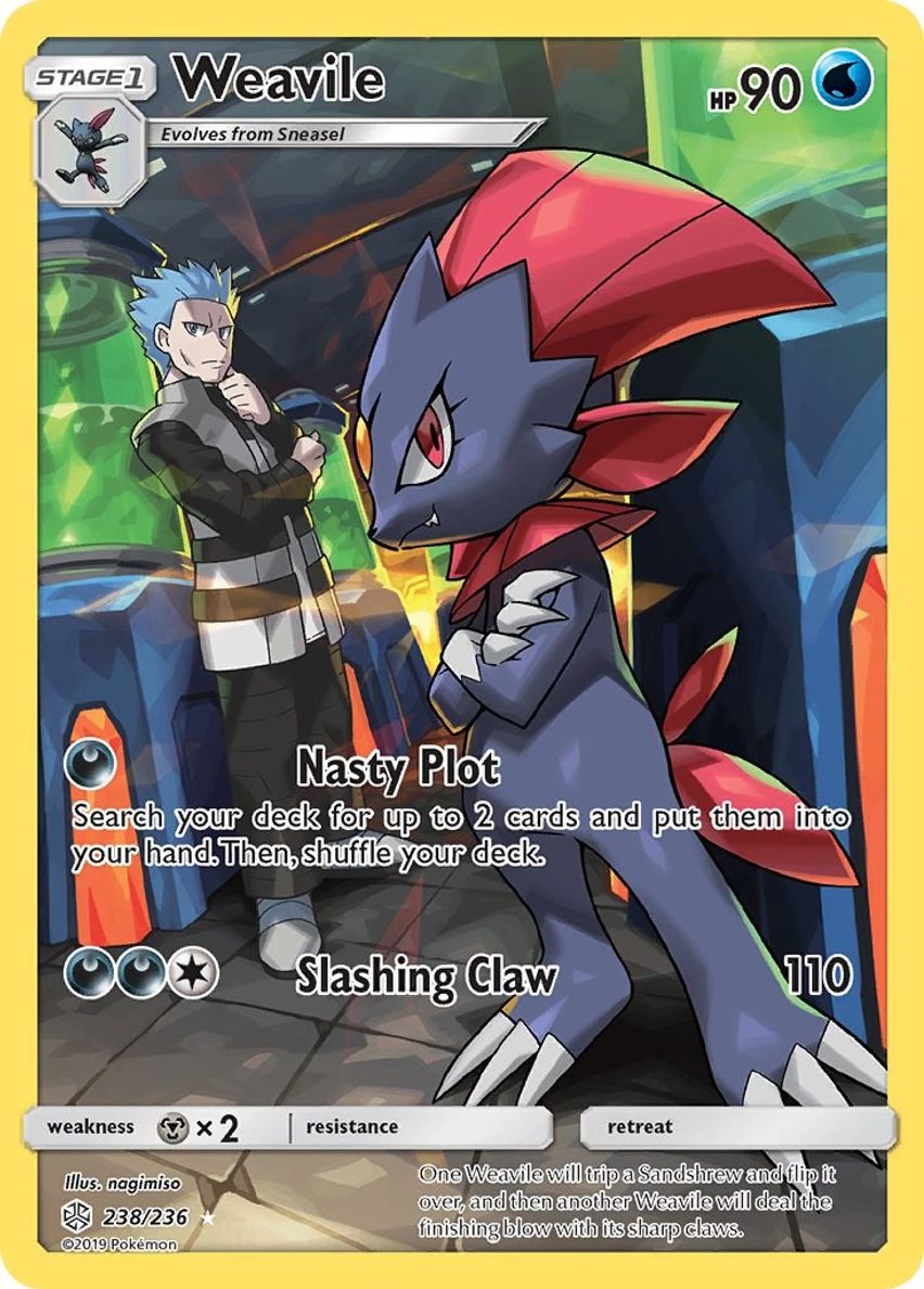 Weavile 238/236 - Monster Mart - Pokémon Cards Australia