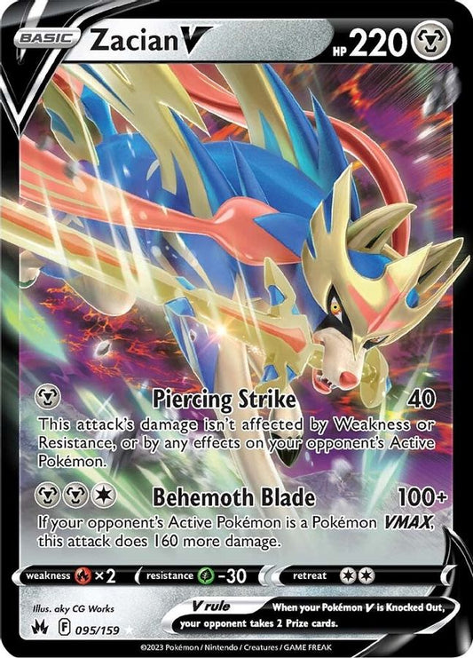Zacian V 095/159 - Monster Mart - Pokémon Cards Australia