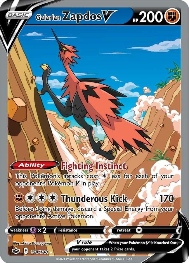 Zapdos V 174/198 - Monster Mart - Pokémon Cards Australia