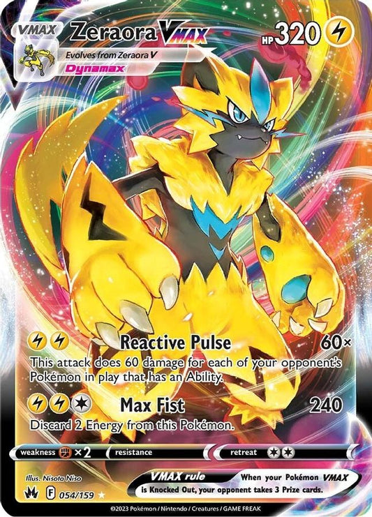 Zeraora VMAX 054/159 - Monster Mart - Pokémon Cards Australia