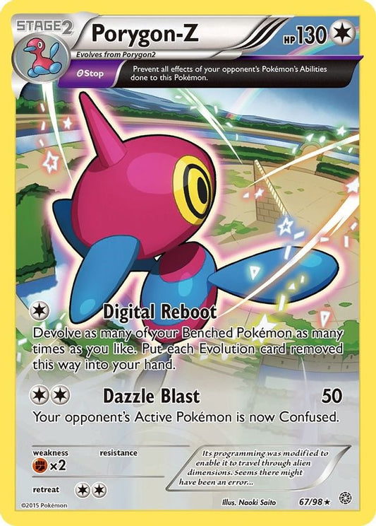 Buy Pokemon cards Australia - Porygon-Z 67/98 - Premium Raw Card from Monster Mart - Pokémon Card Emporium - Shop now at Monster Mart - Pokémon Cards Australia. Ancient Origins, Holo Rare, New 11 Apr