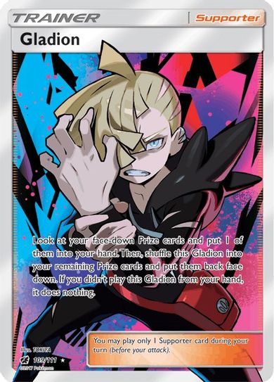 Buy Pokemon cards Australia - Gladion 109/111 - Premium Raw Card from Monster Mart - Pokémon Card Emporium - Shop now at Monster Mart - Pokémon Cards Australia. Crimson Invasion, Full Art, New 21 Mar, Trainer