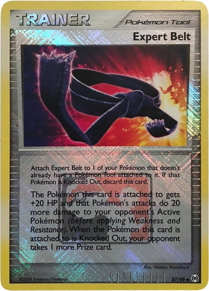 Buy Pokemon cards Australia - Expert Belt 87/99 League Promo - Premium Raw Card from Monster Mart - Pokémon Card Emporium - Shop now at Monster Mart - Pokémon Cards Australia. League & Championship Card, League Promo, NEW 28 Aug