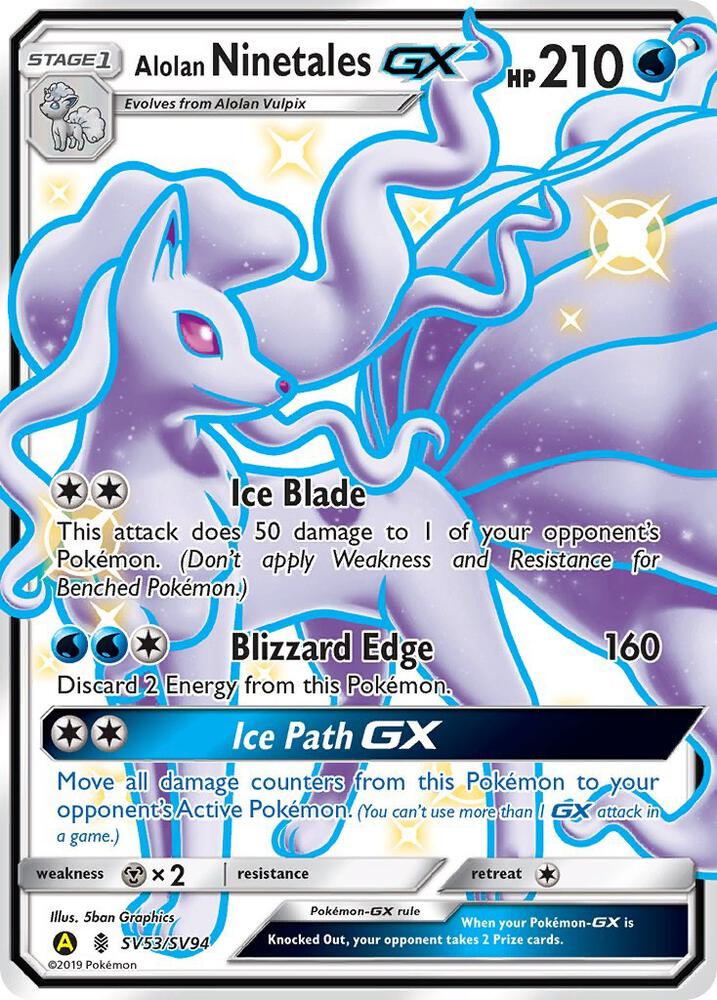 Buy Pokemon cards Australia - Ninetales GX SV53/SV94 - Premium Raw Card from Monster Mart - Pokémon Card Emporium - Shop now at Monster Mart - Pokémon Cards Australia. GX, Hidden Fates, NEW 6 MAR, Shiny Holo Rare, Shiny Vault