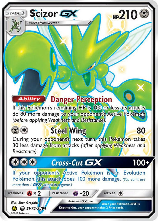 Buy Pokemon cards Australia - Scizor GX SV72/SV94 - Premium Raw Card from Monster Mart - Pokémon Card Emporium - Shop now at Monster Mart - Pokémon Cards Australia. GX, Hidden Fates, NEW 6 MAR, Shiny Holo Rare, Shiny Vault