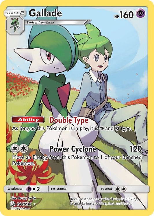 Buy Pokemon cards Australia - Gallade 244/236 - Premium Raw Card from Monster Mart - Pokémon Card Emporium - Shop now at Monster Mart - Pokémon Cards Australia. Cosmic Eclipse, NEW 1 July, Secret Rare