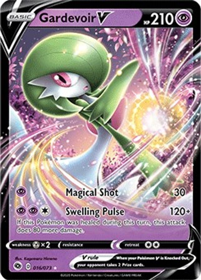 Buy Pokemon cards Australia - Gardevoir V 016/073 - Premium Raw Card from Monster Mart - Pokémon Card Emporium - Shop now at Monster Mart - Pokémon Cards Australia. Champion's Path, NEW 20 May