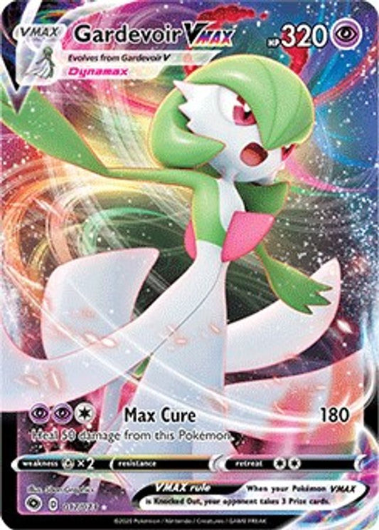Buy Pokemon cards Australia - Gardevoir VMAX 017/073 - Premium Raw Card from Monster Mart - Pokémon Card Emporium - Shop now at Monster Mart - Pokémon Cards Australia. Champion's Path, NEW 8 May, VMAX