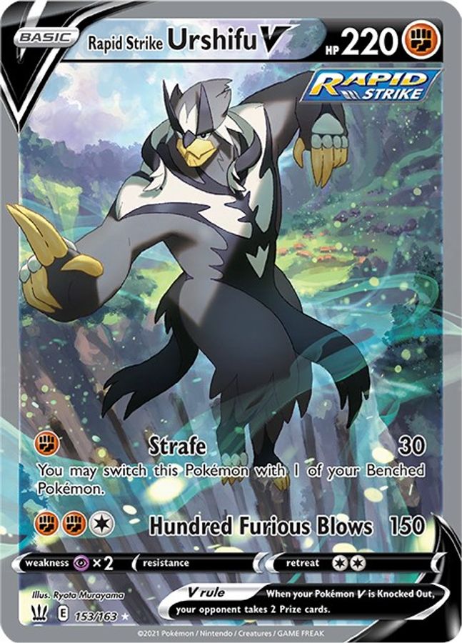 Buy Pokemon cards Australia - Urshifu V 153/163 - Premium Raw Card from Monster Mart - Pokémon Card Emporium - Shop now at Monster Mart - Pokémon Cards Australia. Alt Art, Battle Styles