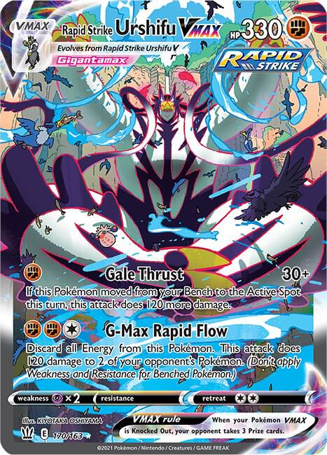 Buy Pokemon cards Australia - Urshifu VMAX 170/163 - Premium Raw Card from Monster Mart - Pokémon Card Emporium - Shop now at Monster Mart - Pokémon Cards Australia. Alt Art, Alternatre Art, Battle Styles, New 28 MAR, Rapid Strike, Secret Rare