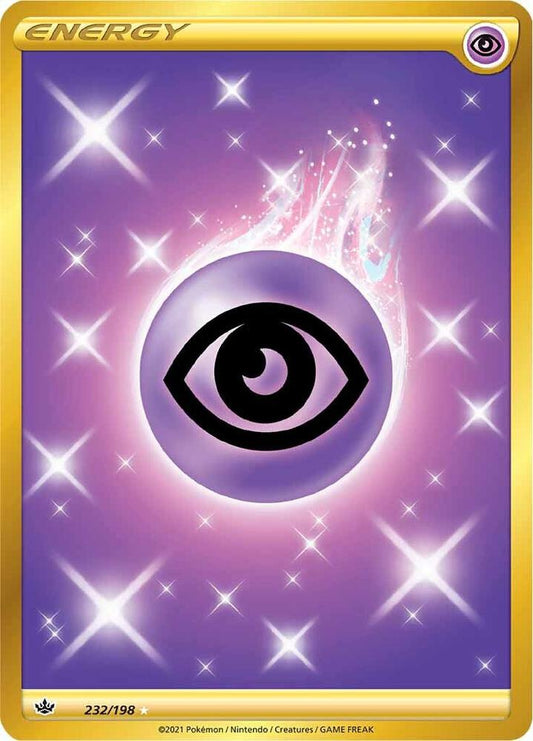 Buy Pokemon cards Australia - Psychic Energy 232/198 - Premium Raw Card from Monster Mart - Pokémon Card Emporium - Shop now at Monster Mart - Pokémon Cards Australia. Chilling Reign, Energy, Gold, NEW 11 Feb, Secret Rare