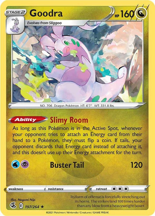 Goodra Reverse Holo 197/264 - Monster Mart - Pokémon Cards Australia