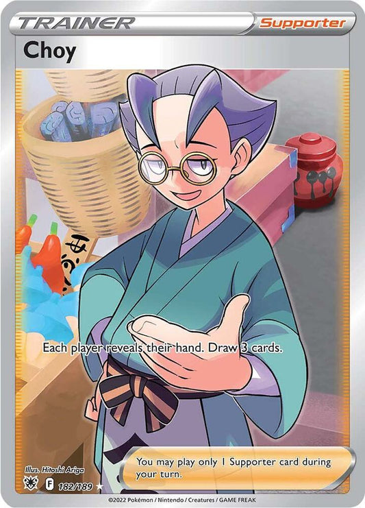 Buy Pokemon cards Australia - Choy 182/189 - Premium Raw Card from Monster Mart - Pokémon Card Emporium - Shop now at Monster Mart - Pokémon Cards Australia. Astral Radiance, NEW 11 Feb, Trainer